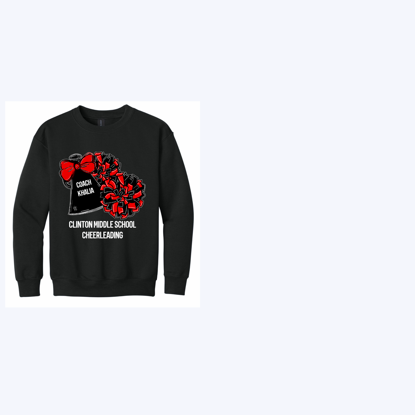 Megaphone and Poms with Personalization