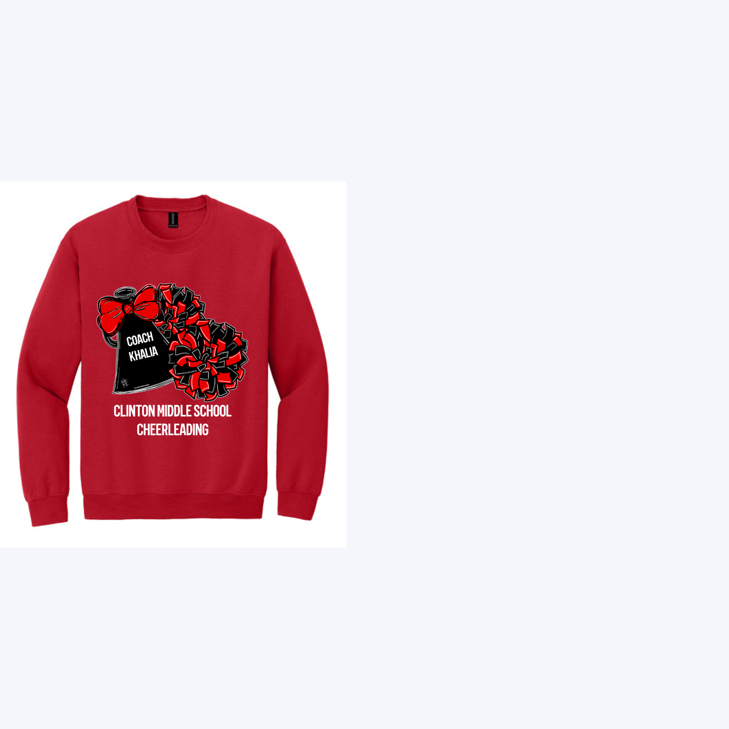 Megaphone and Poms with Personalization